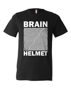 Brain Helmet Heather Black T-Shirt